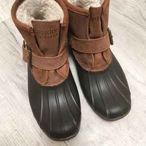 Sperry top side fleece lined boots